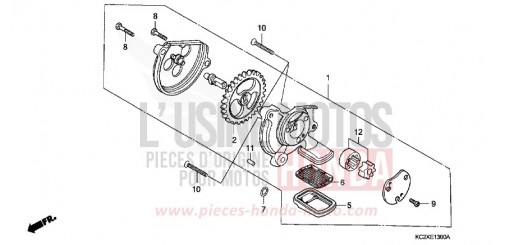 POMPE A HUILE CM125CX de 1999